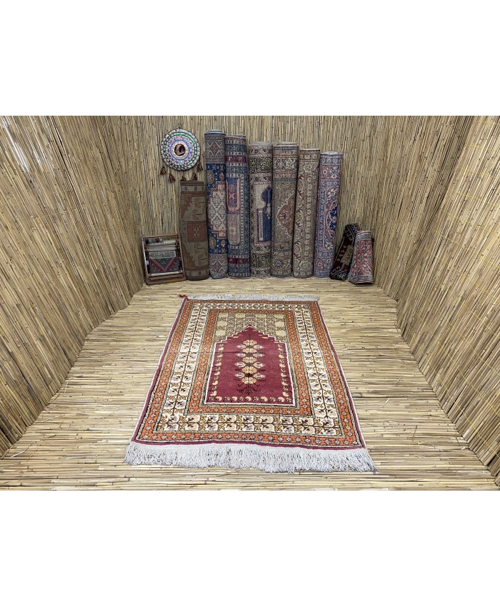 Handmade Turkish Kayseri Floss Silk on Cotton Carpet –  FREE SHIPPING..!